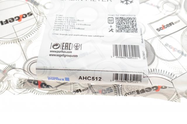 AHC512 Purflux Filtro antipolen