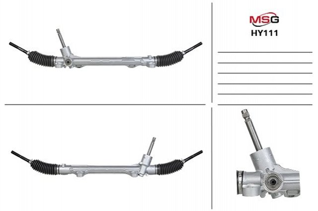 HY111 MSG cremallera de dirección