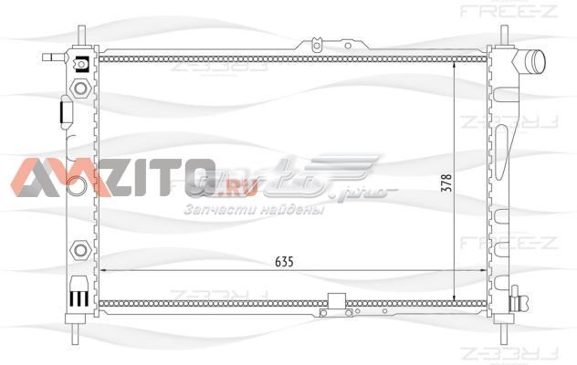 KK0137 FreE-Z radiador refrigeración del motor