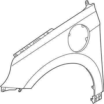 Comprar 66310G7000 Hyundai/Kia Aleta delantera izquierda
