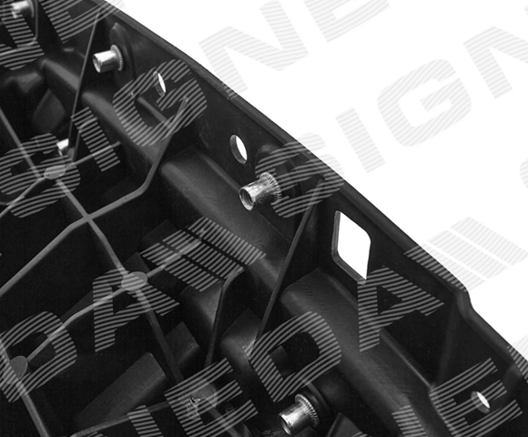 Soporte vertical del radiador (panel de montaje de faros) PTS30001A Signeda