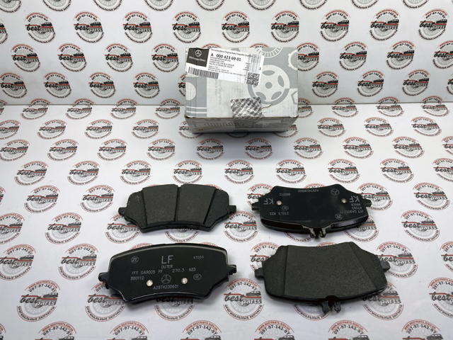 Pastillas traseras de freno Mercedes A0004236801 precio, desde 47,98 EUR