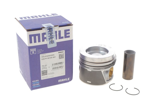 Pistón completo para un cilindro, primera sobremedida (+0,25 mm) 028PI00100001 Mahle Original