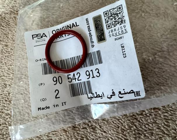 Anillo de estanqueidad del sensor de nivel de aceite 90542913 General Motors
