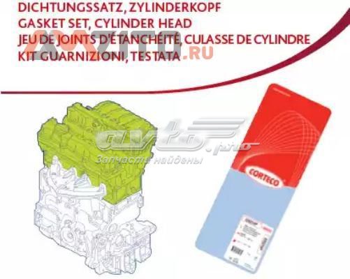 417748P Corteco juego de juntas de motor, completo, superior