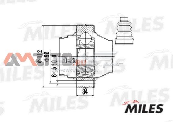 GA10039 Miles junta homocinética interior delantera