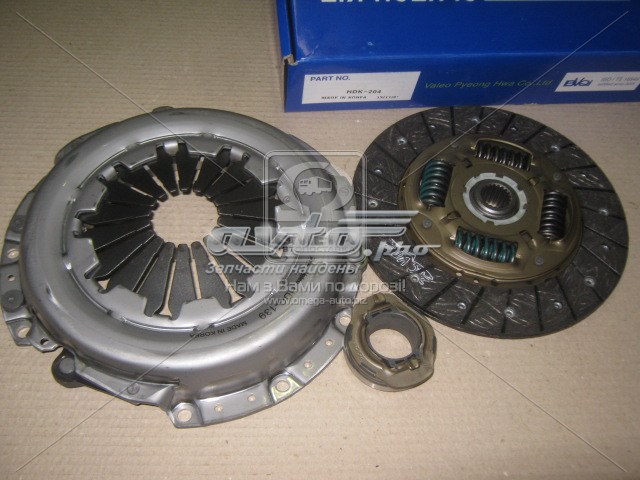 HDK-204 VALEO PHC kit de embrague (3 partes)