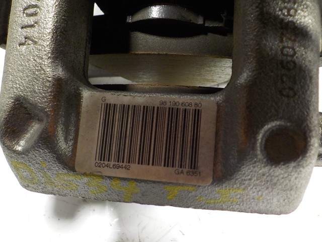 Pinza de freno trasera izquierda 1608999580 Peugeot/Citroen