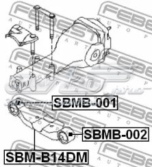 SBMB14DM Febest soporte, diferencial eje trasero, delantero