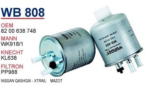 WB808 Wunder Filtro de gasolina