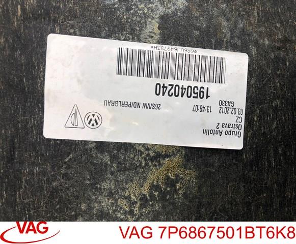 Guarnecido de techo Volkswagen Touareg II