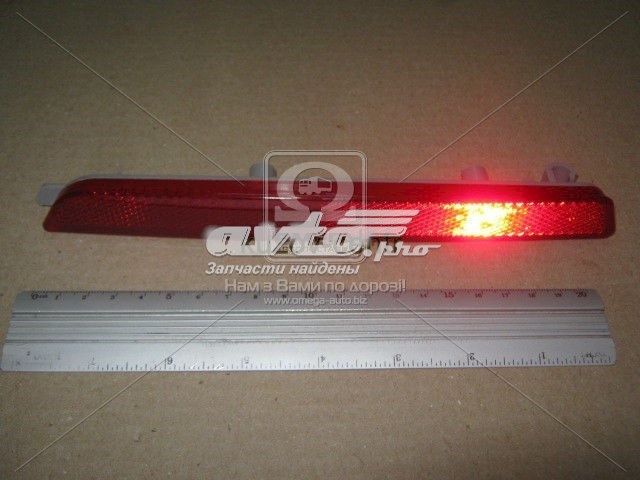2161408LUS Depo/Loro/Abakus Reflector, paragolpes trasero, izquierdo