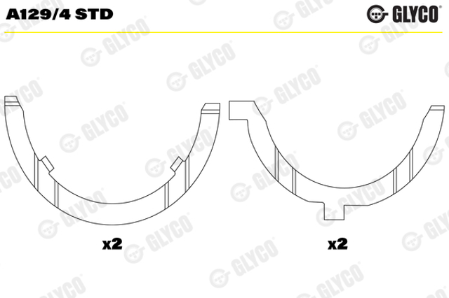 Juego de discos distanciador, cigüeñal, STD Glyco A1294STD precio, desde 17,61 EUR