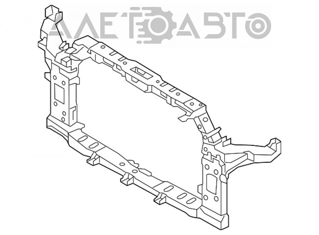 Panel de soporte del radiador y montaje de faros Hyundai/Kia 64101B2000 precio, desde 94,38 EUR