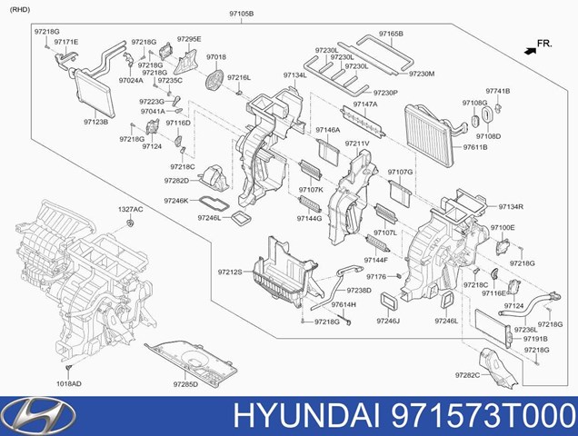 Actuador de Compuerta de Calefacción Hyundai KAUAI (OS)