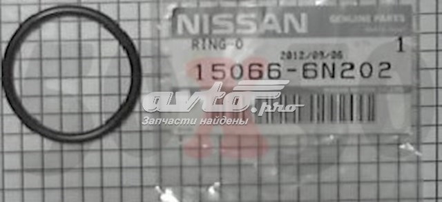 150666N202 Nissan junta, tapón roscado, colector de aceite