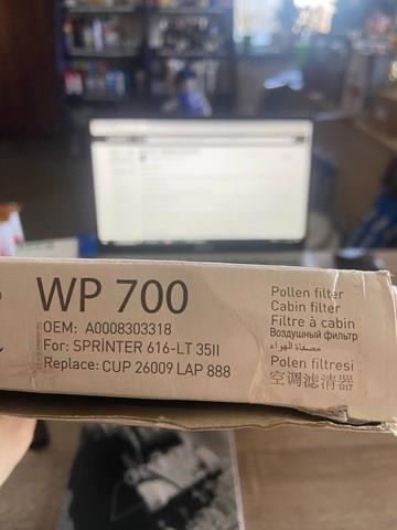 WP700 Wunder Filtro antipolen