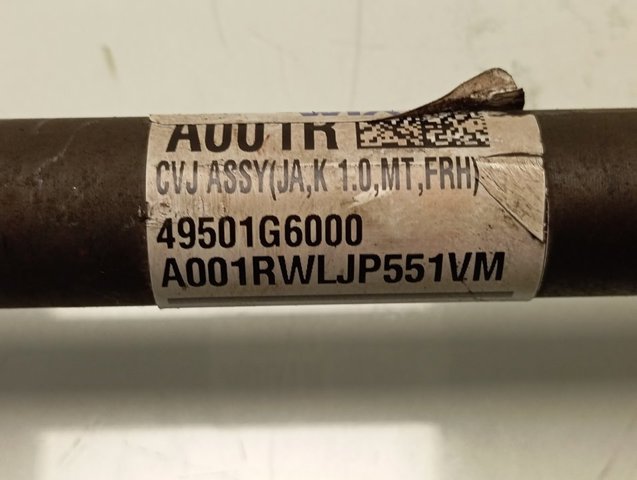 Comprar 49501G6000 Hyundai/Kia Semieje delantero derecho