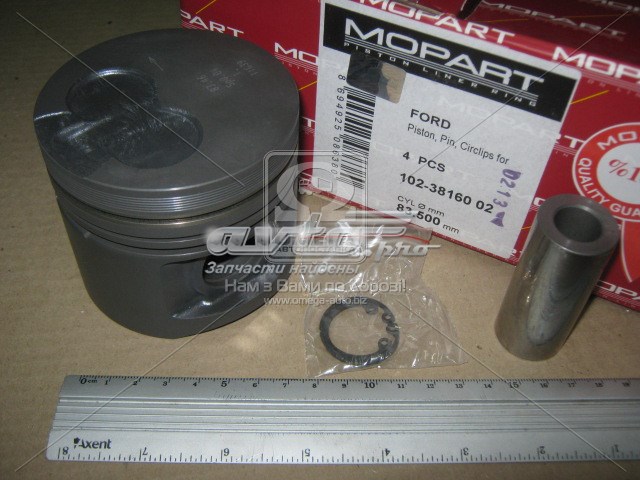 102-38160 02 Chrysler pistón completo para 1 cilindro, cota de reparación + 1,00 mm
