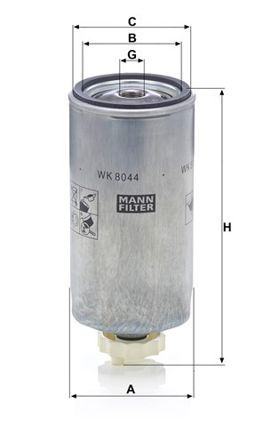 Comprar WK8044X Mann-Filter Filtro diesel