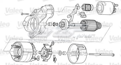 D7ES5 VALEO motor de arranque