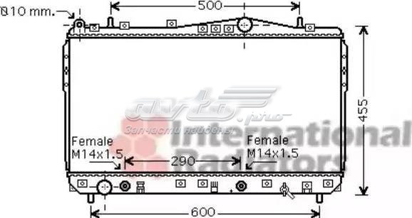 Comprar TP1561634 Tempest Radiador de auto