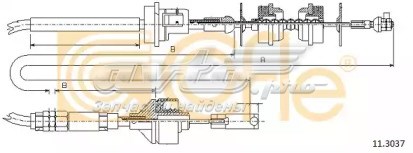 11.3037 Cofle cable de embrague