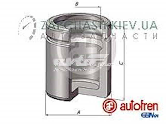 Pistón, pinza de freno delantero Renault SANDERO II STEPWAY 