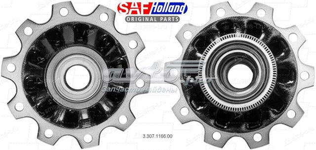 0752162 Sampa Otomotiv‏ cubo de rueda trasero