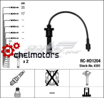 RC-HD1204 NGK juego de cables de encendido