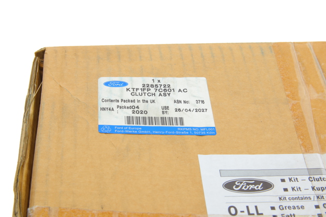 Mecanismo de embrague Ford KTF1FP7C601AC precio, desde 1007,28 EUR