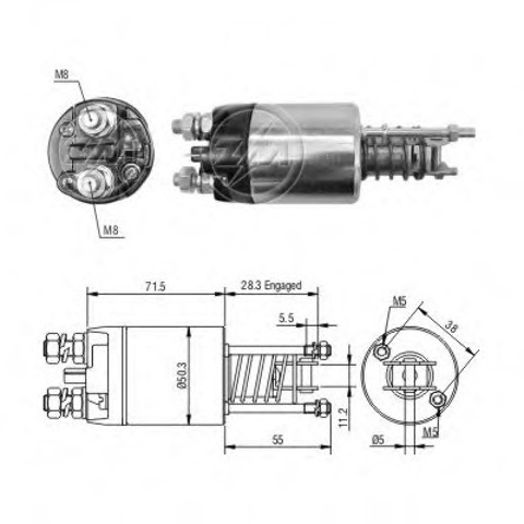 SS4053P As-pl interruptor magnético, estárter