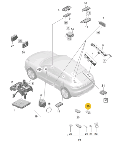 7PP919157A Porsche