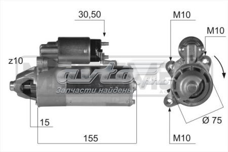 ERA 220413A ERA motor de arranque