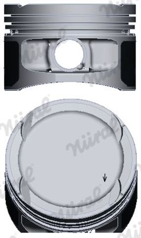 Pistón completo para 1 cilindro, STD Nural 8744780000