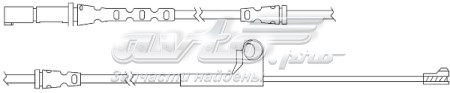 WS 0284 A Quick Brake contacto de aviso, desgaste de los frenos