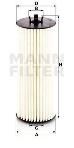 HU60081Z Mann-Filter Filtro aceite
