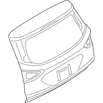 Puerta de maletero Ford CJ5Z7840010A