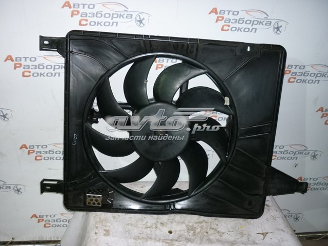 21481JD00B Nissan difusor de radiador, ventilador de refrigeración, condensador del aire acondicionado, completo con motor y rodete