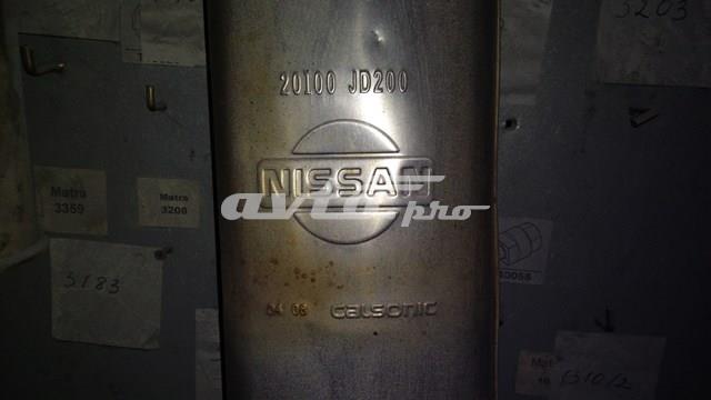 20100JD200 Nissan silenciador central/posterior