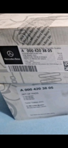 Comprar A0004202206 Mercedes Pastillas de freno traseras