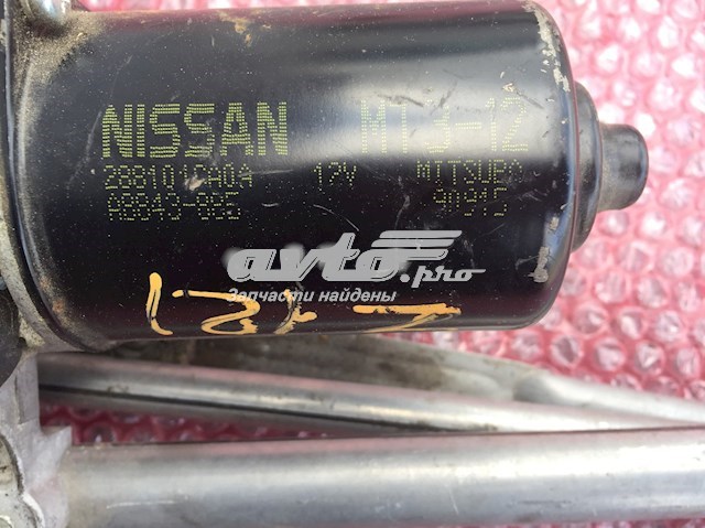 288101CA0B Nissan motor del limpiaparabrisas del parabrisas