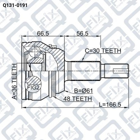 Comprar Q1310191 Q-fix Junta homocinética exterior trasera