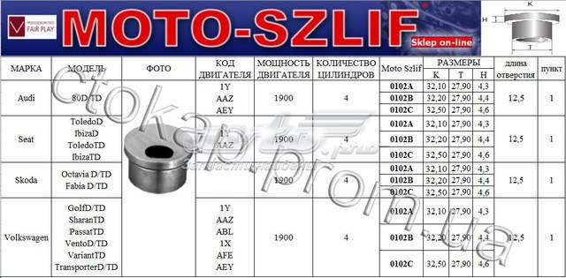 0102B Moto-szlif motor diesel con turbocompresor