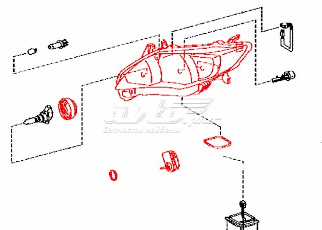 Faro izquierdo TOYOTA 8118512A80