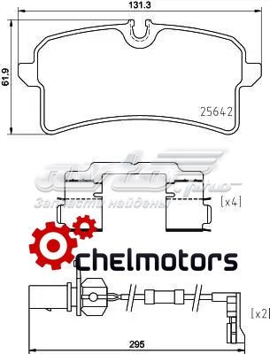 P85151 Brembo pastillas de freno traseras