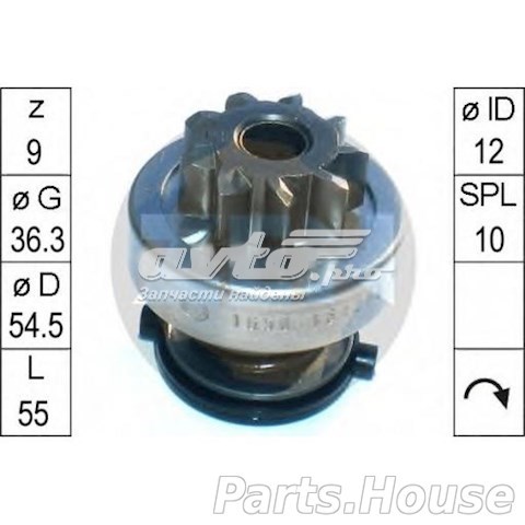 ZN1650 ZEN Bendix motor de arranque