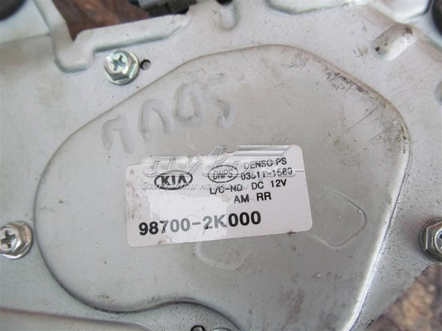 Motor limpiaparabrisas luna trasera KIA Soul 1 (AM)