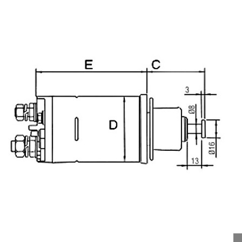 E5362 Ghibaudi interruptor magnético, estárter