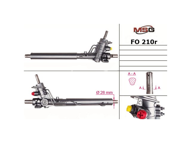 Engranaje de dirección MSG Rebuilding FO209R precio, desde 100,19 EUR